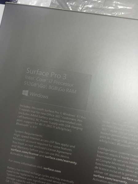Планшет Microsoft Surface 3 i7 512Gb в Москве
