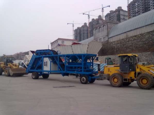 Китайский мобильный бетонный завод YHZS 25 в г. Благовещенск в Магадане