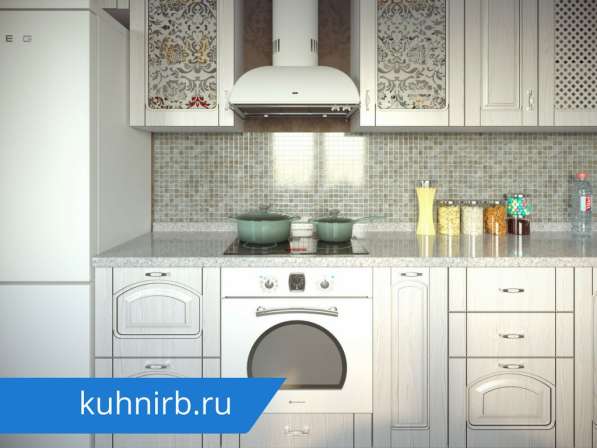 Кухня с фасадами из эмали в Подольске фото 5