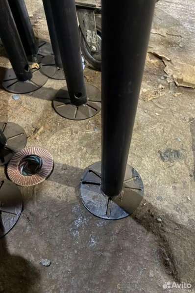 Опоры освещения на винтовых сваях в Москве фото 5