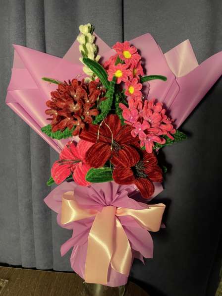 Букет из синельной проволоки в Новосибирске