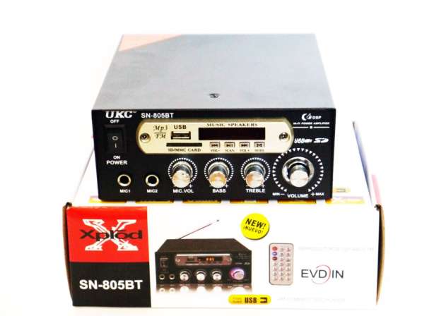Усилитель звука стереоусилитель для колонок UKC SN-805BT в фото 4