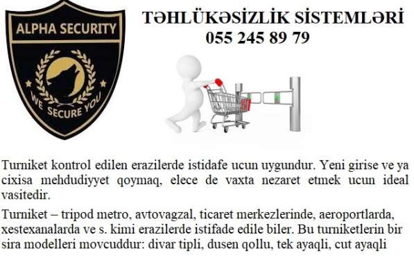 ✺ Turniket satilir ✺ 