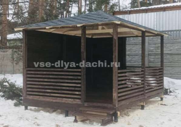 Беседки ЛОФТ под ключ в Москве фото 4