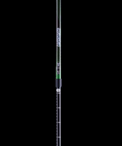 Палки для скандинавской ходьбы Rainbow, 77-135 см, 2-секционные, чёрный/ярко-зелёный в Сочи фото 5