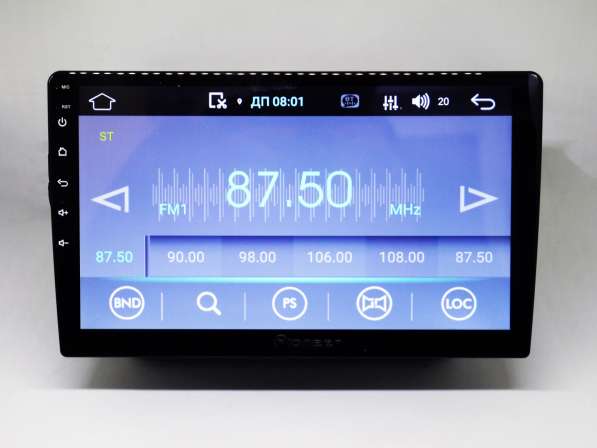 1din Pioneer Pi-1008 10" Экран /4Ядра/1Gb Ram/ Android