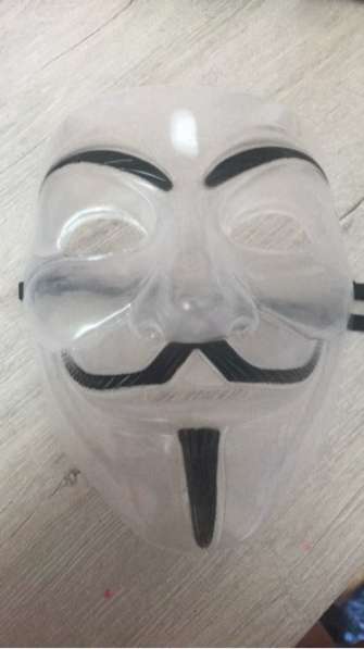 Маска Анонимус прозрачная в Нижневартовске фото 3