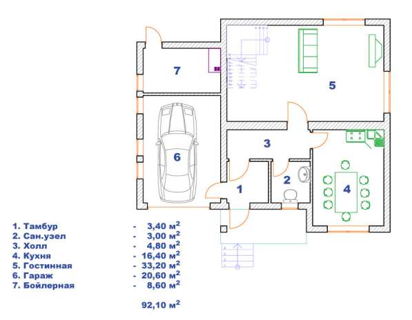 Продается участок с недостроем -двухэтажный дом 239,46 кв. м в Туле фото 3
