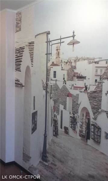 Оклеивание стен обоями в Омске фото 28