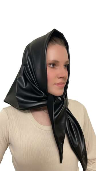 Кожаная косынка в Москве фото 11