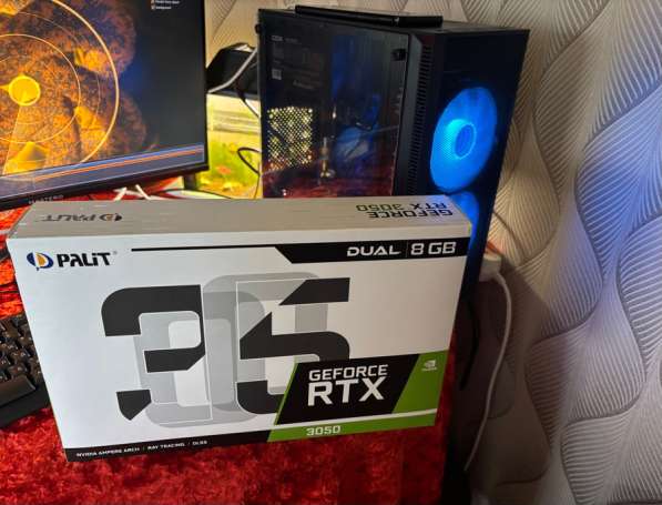 Игровой пк i5-10400f, RTX 3050, 16gb, ssd 512gb