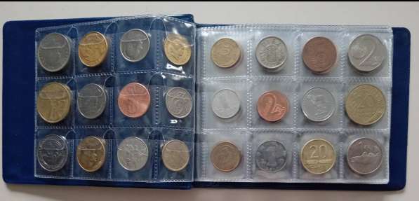 Коллекция иностранных монет мира без повторов 96 шт в Брянске фото 8