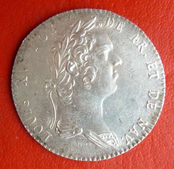 Франция Людовик XV жетон A L'IMMORTALITE 1726 г. серебро сче в Орле