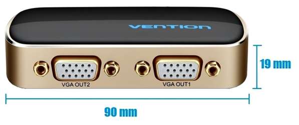 SPLITTER VGA 1*2 позволяет разветвлять VGA сигнал на 2 VGA в фото 7