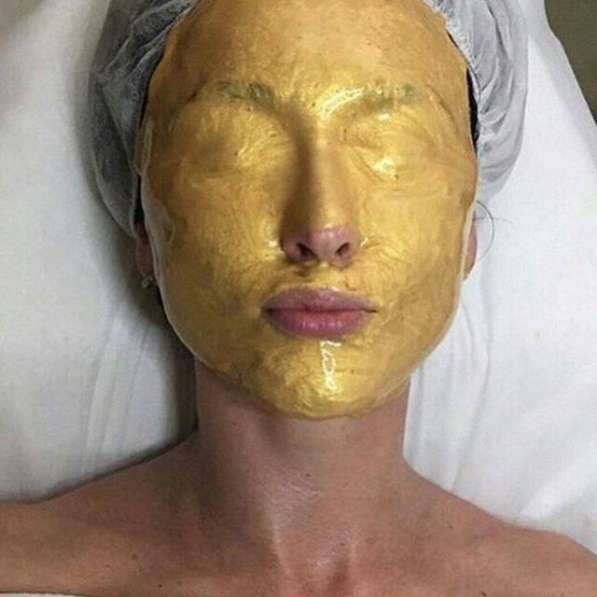 Альгинатная маска Ellevon с золотом (гель+коллаген)