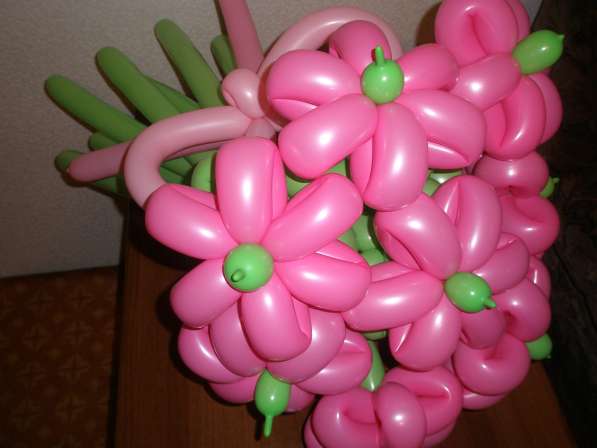 Гелевые шары, цветы из шаров, оформления праздников в Красноярске