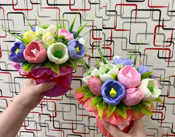 Мыло ручной работы весенний цветочный букет в Новочебоксарске