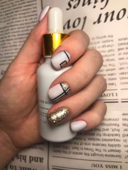 Комбинированный маникюр в Хабаровске фото 10