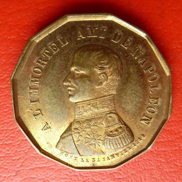 Франция жетон В память генерала Бертрана адъютанта Император в Орле фото 6