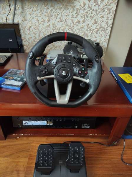 Игровой руль приставка Wireless Racing Wheel Apex (PS4-142E)