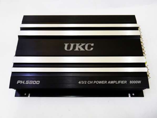 Автомобильный усилитель звука UKC PH.5800 8000W 4-х канальны в фото 5