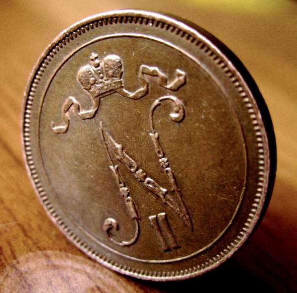 Редкая, медная монета 10 пенни 1917 год в Москве фото 4