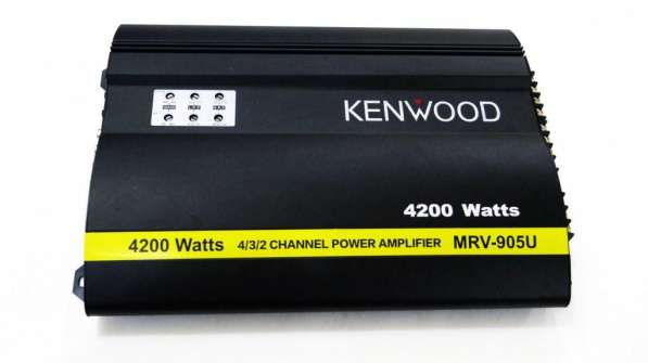Автомобильный усилитель звука Kenwood MRV-905U + USB 4200Вт