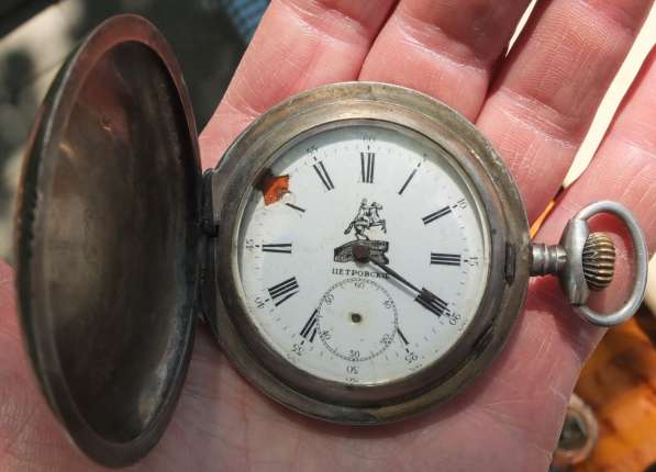Серебряные часы Петровские, серебро 84 проба, царизм в Ставрополе фото 6