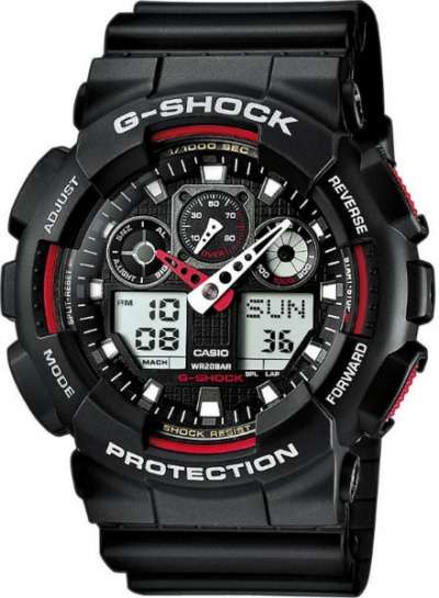 Часы G-Shock черно-красные