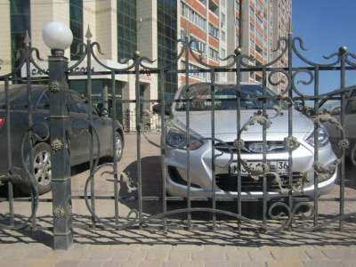 забор металический в Воронеже фото 5