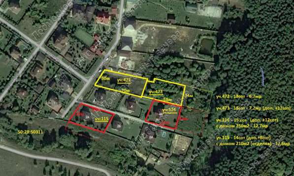 realty_mapper3.plot_in_locationИндивидуальное жилищное ст-во. Есть Электричество, Газ. в Москве фото 46