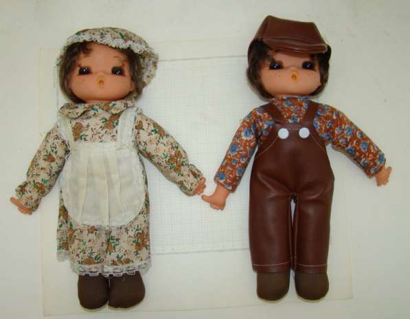 Куклы мальчик и девочка ретро (U885) в Москве фото 4