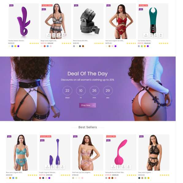 Готовый интрент магазин