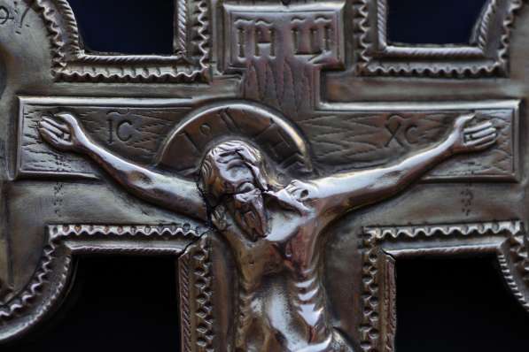 Старинный напрестольный крест. Серебро в Санкт-Петербурге фото 9
