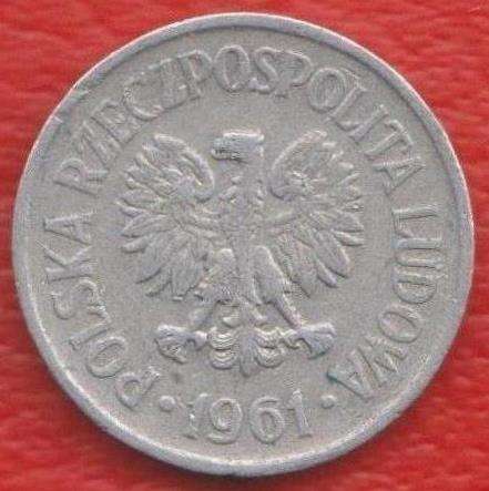 Польша 10 грош 1961 г. без знака мондвора в Орле
