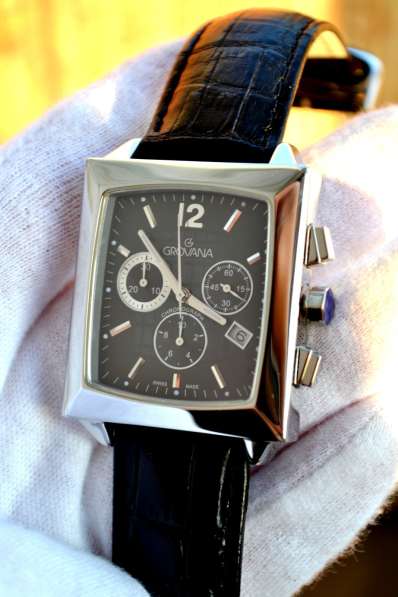 Швейцарские часы Grovana, хронограф, сапфировое стекло в Рязани фото 10