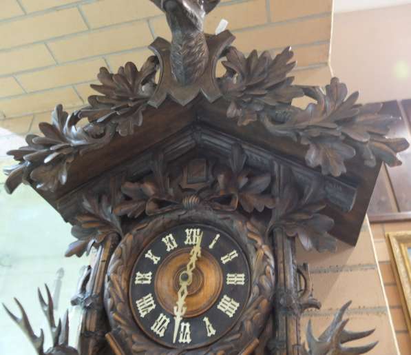 Часы охотничья тематика настенные в деревянном корпусе в Ставрополе фото 3