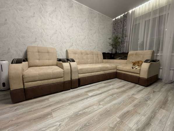 Диван угловой+кресло-кровать в Щелково фото 7