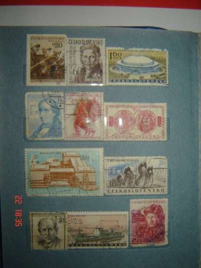 Почтовые коллекционные марки Чехословаки в Москве