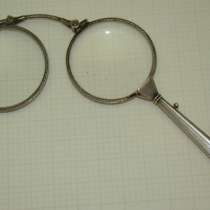 Лорнет складной серебряный старинный (Q921), в Москве