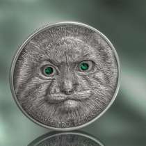 Серебряная монета Манул (Монголия), в Москве