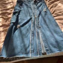 Джинсовая дизайнерская юбка !, в Москве