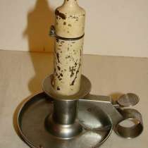 Зажигалка настольная, старинная Свеча (F578), в Москве