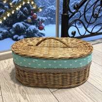 Корзинка из бумажной лозы, в Москве