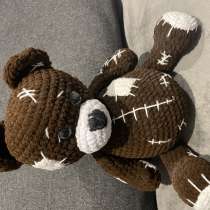 Вязаная игрушка Медведь Ручная работа, в Москве