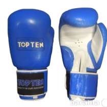 Перчатки боксёрские кож Top Ten, в Москве