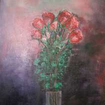 Картина "Розы" 50x70, в Москве