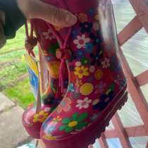 Сапоги резиновые детские 24 размер цена 500 рублей, в Москве