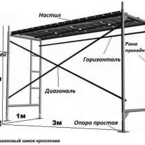 Строительные рамные леса в аренду в г. Хорлово, в Хорлове