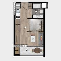 2-к. квартира 54м&sup2; Турция, Мерсин, Эрдемли, в г.Мерсин